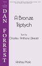 A Bronze Triptych SATB choral sheet music cover